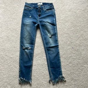 Free People Freyed Jeans Size 25